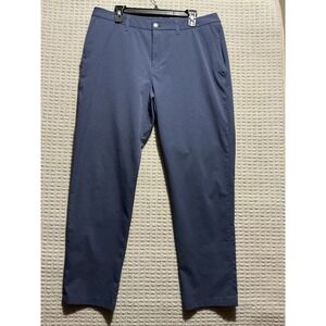 LuluLemon ABC Classic Fit Blue/Gray Pants Warpstreme 36x30